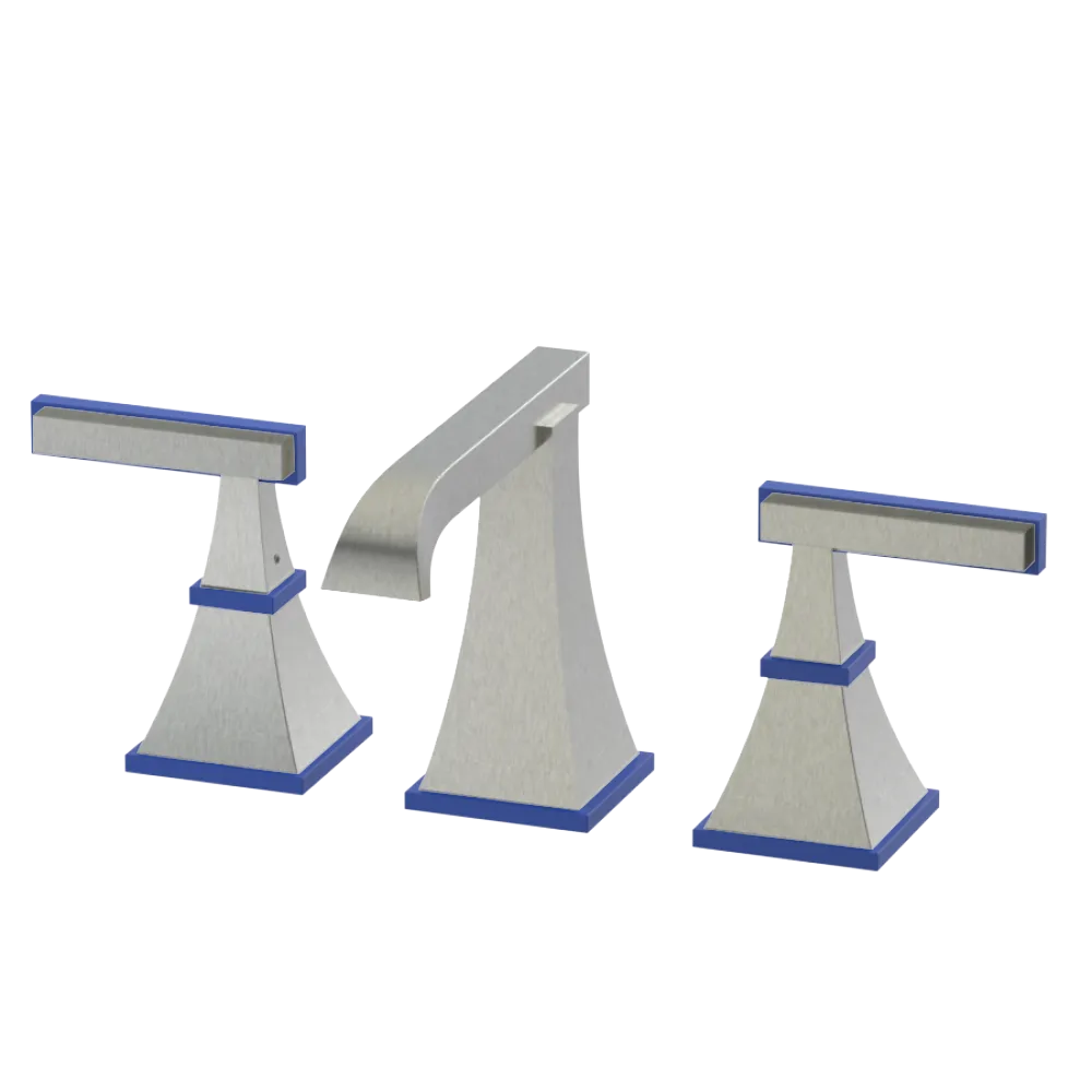 Rubinet Widespread Lav. Set. (less drain) Satin Nickel