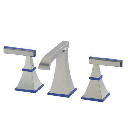 Rubinet Widespread Lav. Set. (less drain) Satin Nickel