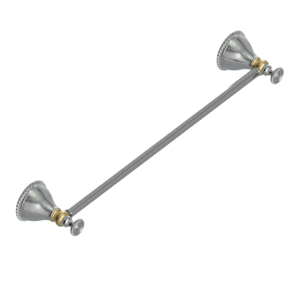 Rubinet Towel Bar 18" Satin Nickel