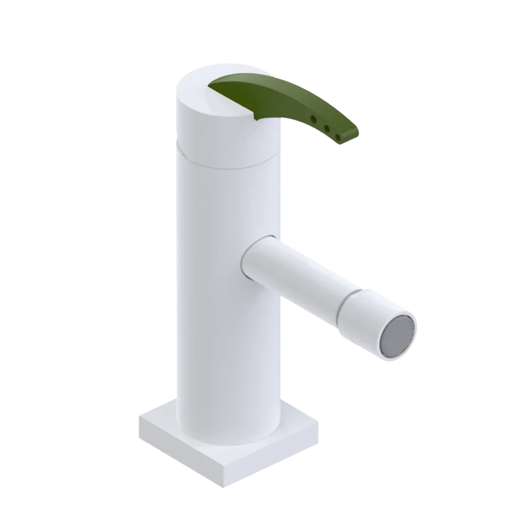 Rubinet Single Control Bidet Fitting (less drain) White