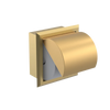 Rubinet RECESSED TOILET PAPER HOLDER Satin Brass