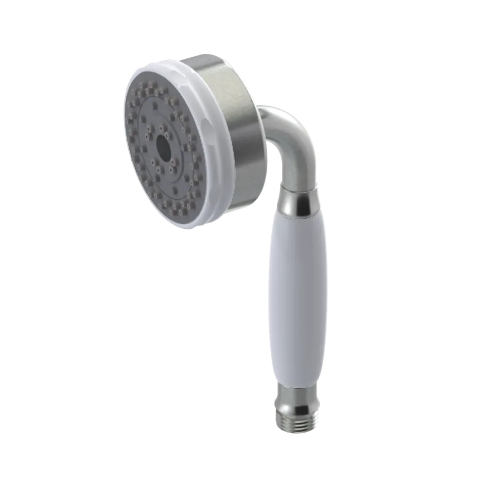 Rubinet 3 Function Hand Held Shower Only Satin Nickel