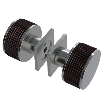 Rubinet Shower Door Knob (set) Satin Nickel