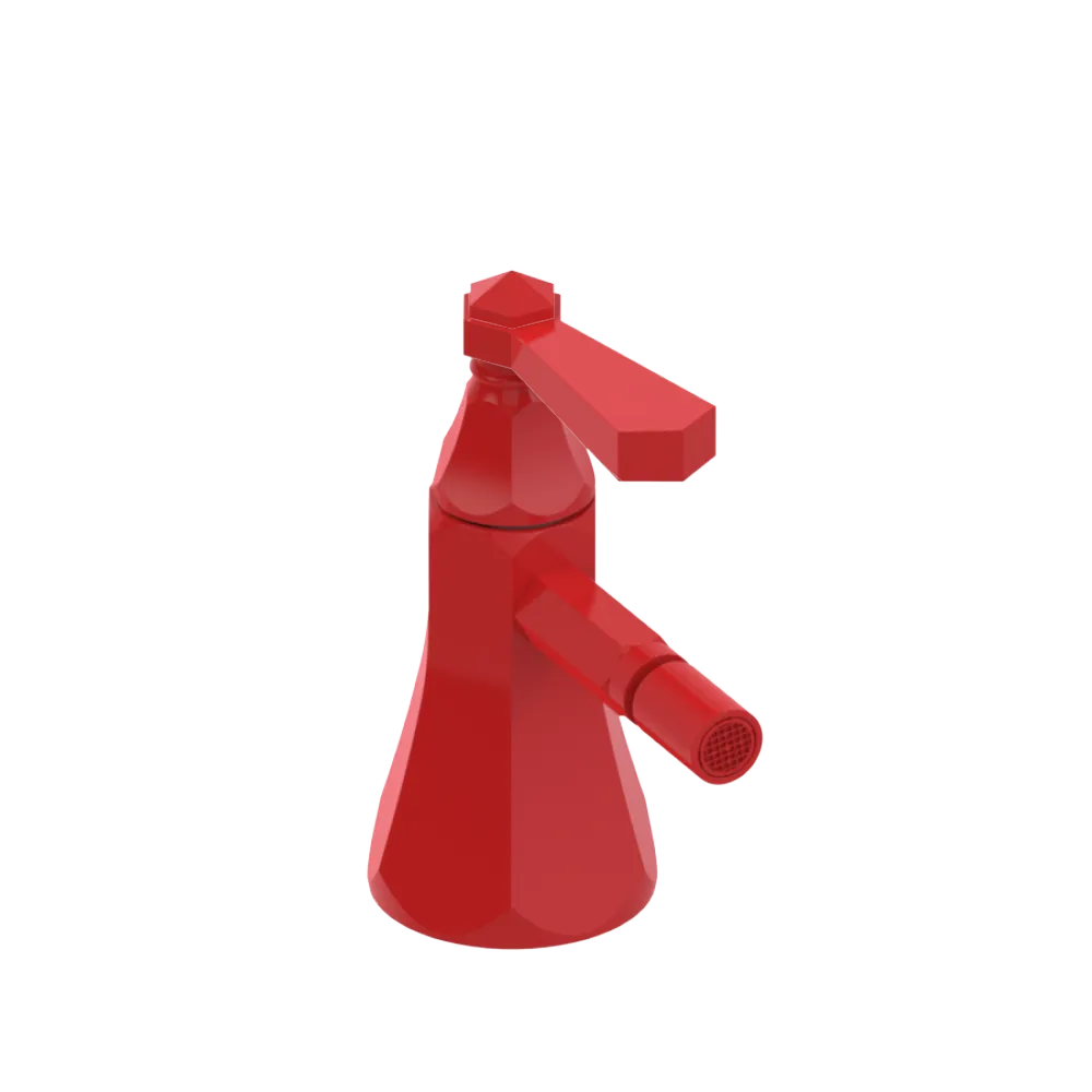 Rubinet Single Control Bidet Fitting (less drain) Red