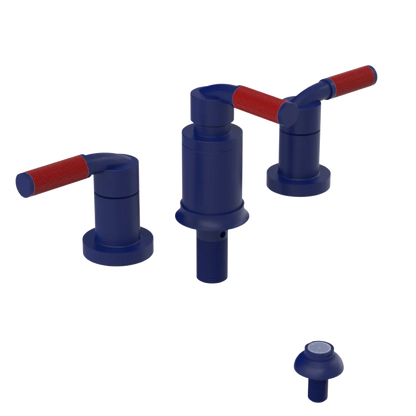 Rubinet Bidet Fitting with Spray, Diverter, and Vacum Breaker (Less Drain) Midnight Blue
