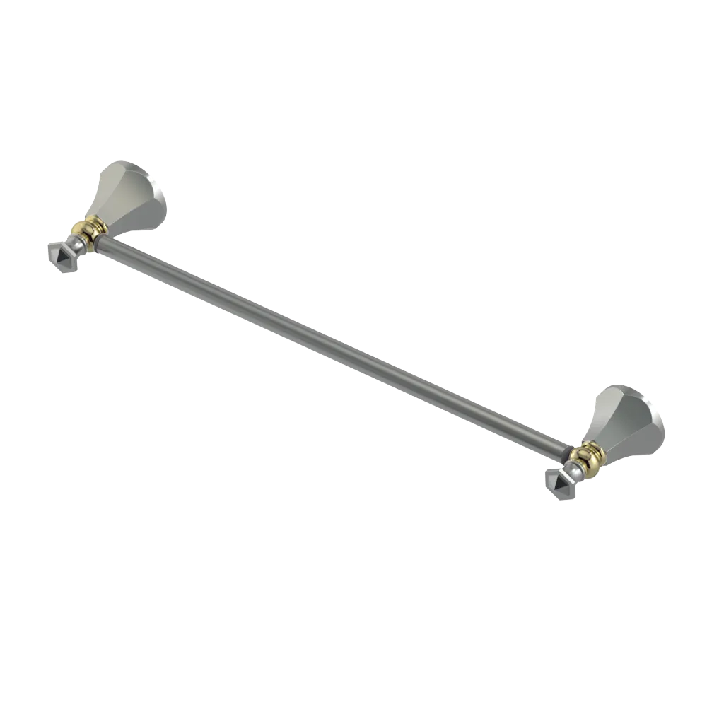 Rubinet Towel Bar 18" Satin Nickel