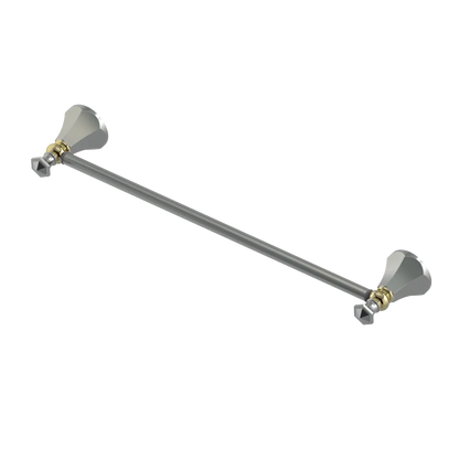 Rubinet Towel Bar 18" Satin Nickel