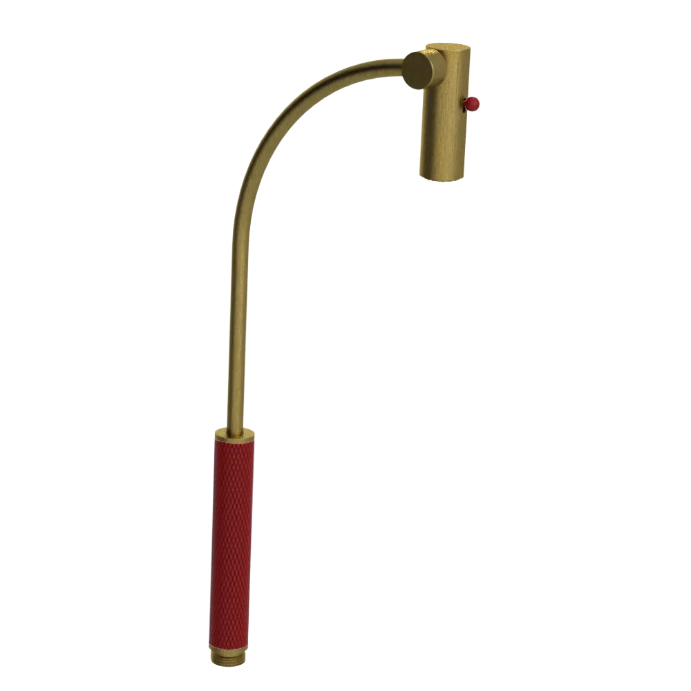 Rubinet Hand Held Shower Bidet Only Antique Brass Matt