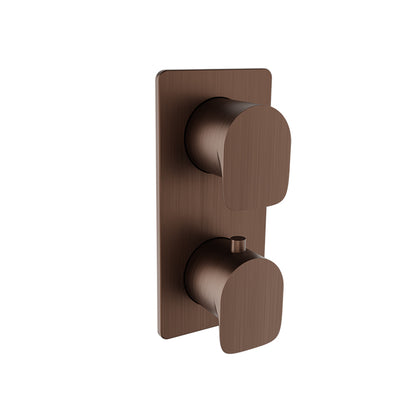 Baril Complete thermostatic pressure balanced shower valve with 1-way diverter
