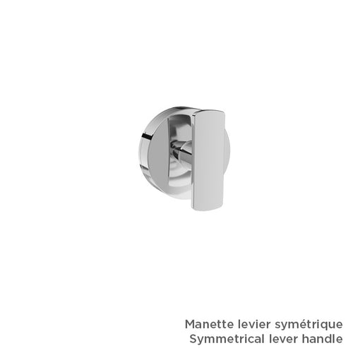 Baril 3-port diverter with stop (without handle)