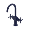 Rubinet Single Hole Dual Handle Lav. Set with LaSalle Spout (less drain) Midnight Blue