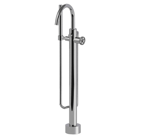 Cabano Floor mount tub filler with hand shower