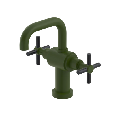 Rubinet Single Hole Dual Handle Lav. Set. (less drain) Green Envy