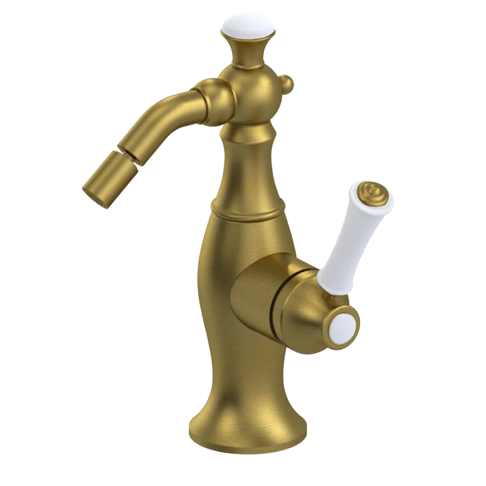 Rubinet Single Control Bidet Fitting (less drain) Antique Brass Matt