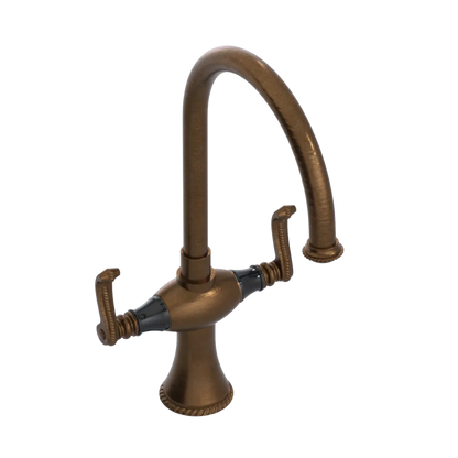 Rubinet Two Handle Single Hole Kitchen Set Oil Rubbed Bronze