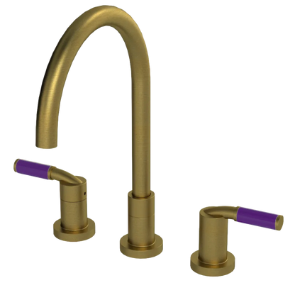 Rubinet Widespread Kitchen Set Antique Brass Matt