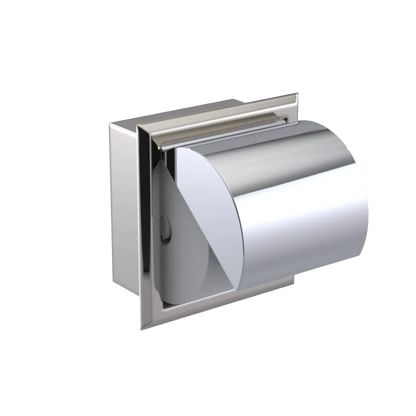 Rubinet RECESSED TOILET PAPER HOLDER Polished Nickel