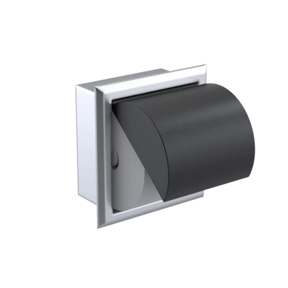 Rubinet RECESSED TOILET PAPER HOLDER Satin Chrome