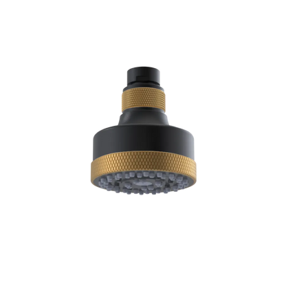 Rubinet 3 FUNCTION SHOWER HEAD Matt Black