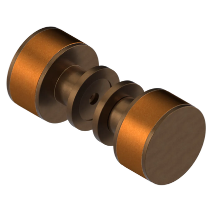 Rubinet Shower Door Knob (set) Tuscan Brass