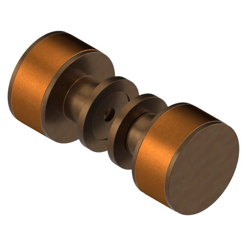 Rubinet Shower Door Knob (set) Tuscan Brass