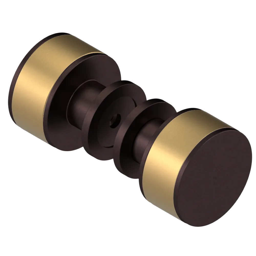 Rubinet Shower Door Knob (set) Oil Rubbed Bronze