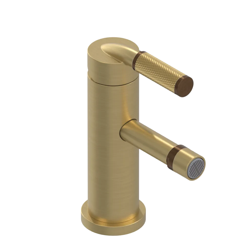 Rubinet Single Control Bidet Fitting (less drain) Satin Brass