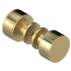 Rubinet Shower Door Knob (set) Satin Brass