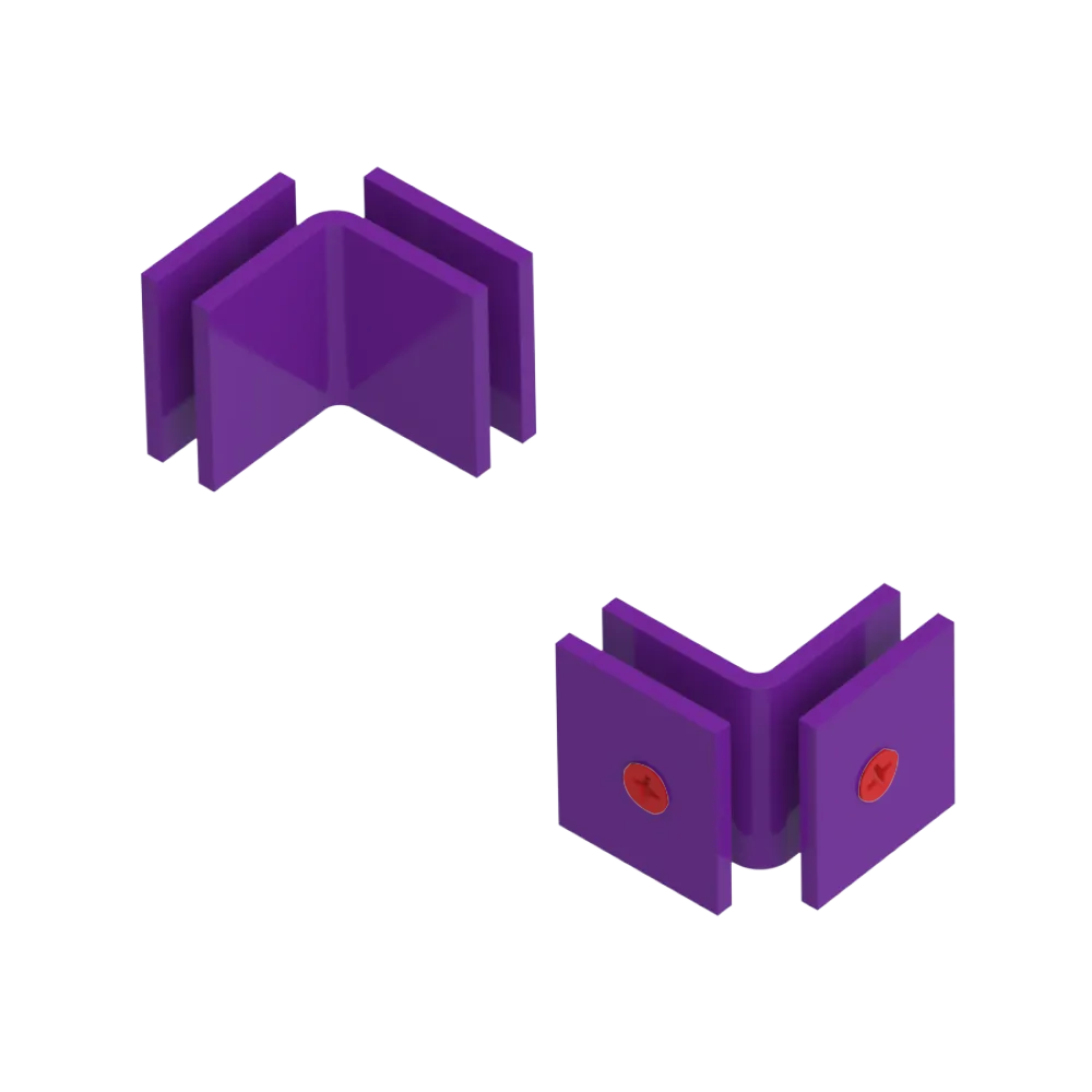 Rubinet 90 Glass to Glass Open Face Purple Haze