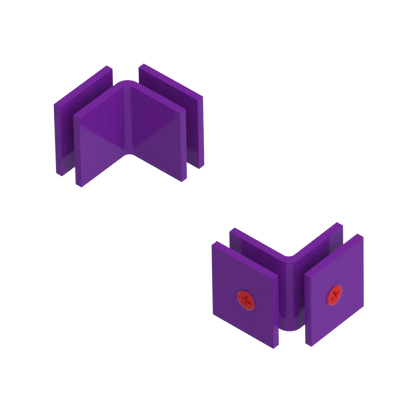 Rubinet 90 Glass to Glass Open Face Purple Haze