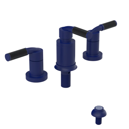 Rubinet Bidet Fitting with Spray, Diverter, and Vacum Breaker (Less Drain) Midnight Blue