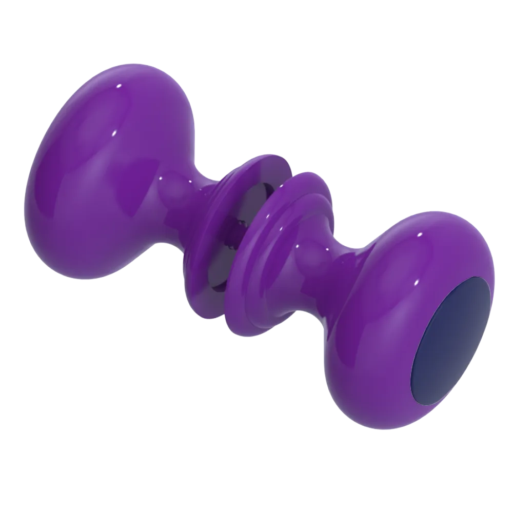 Rubinet Shower Door Knob (set) Purple Haze