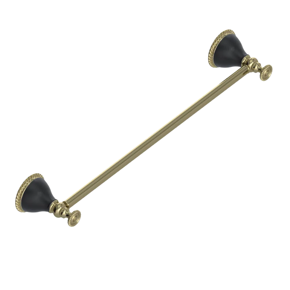 Rubinet Towel Bar 18" Natural Brass