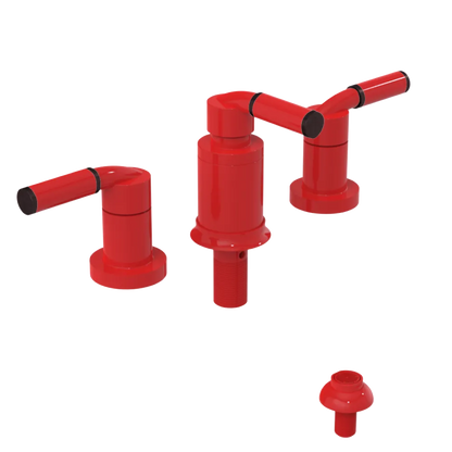 Rubinet Bidet Fitting with Spray, Diverter, and Vacuum Breaker (less drain) Red