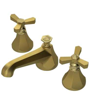 Rubinet Widespread Lav. Set. (less drain) Antique Brass Matt