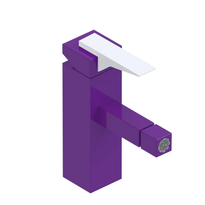 Rubinet Single Control Bidet Fitting (less drain) Purple Haze