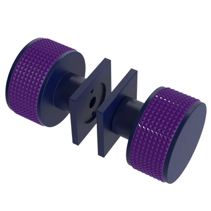 Rubinet Shower Door Knob (set) Midnight Blue