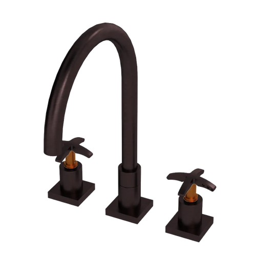 Rubinet Widespread Kitchen Set Oil Rubbed Bronze