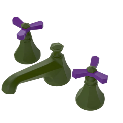 Rubinet Widespread Lav. Set. (less drain) Green Envy