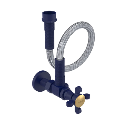 Rubinet Exposed Supply Kit (classic) x2 Midnight Blue