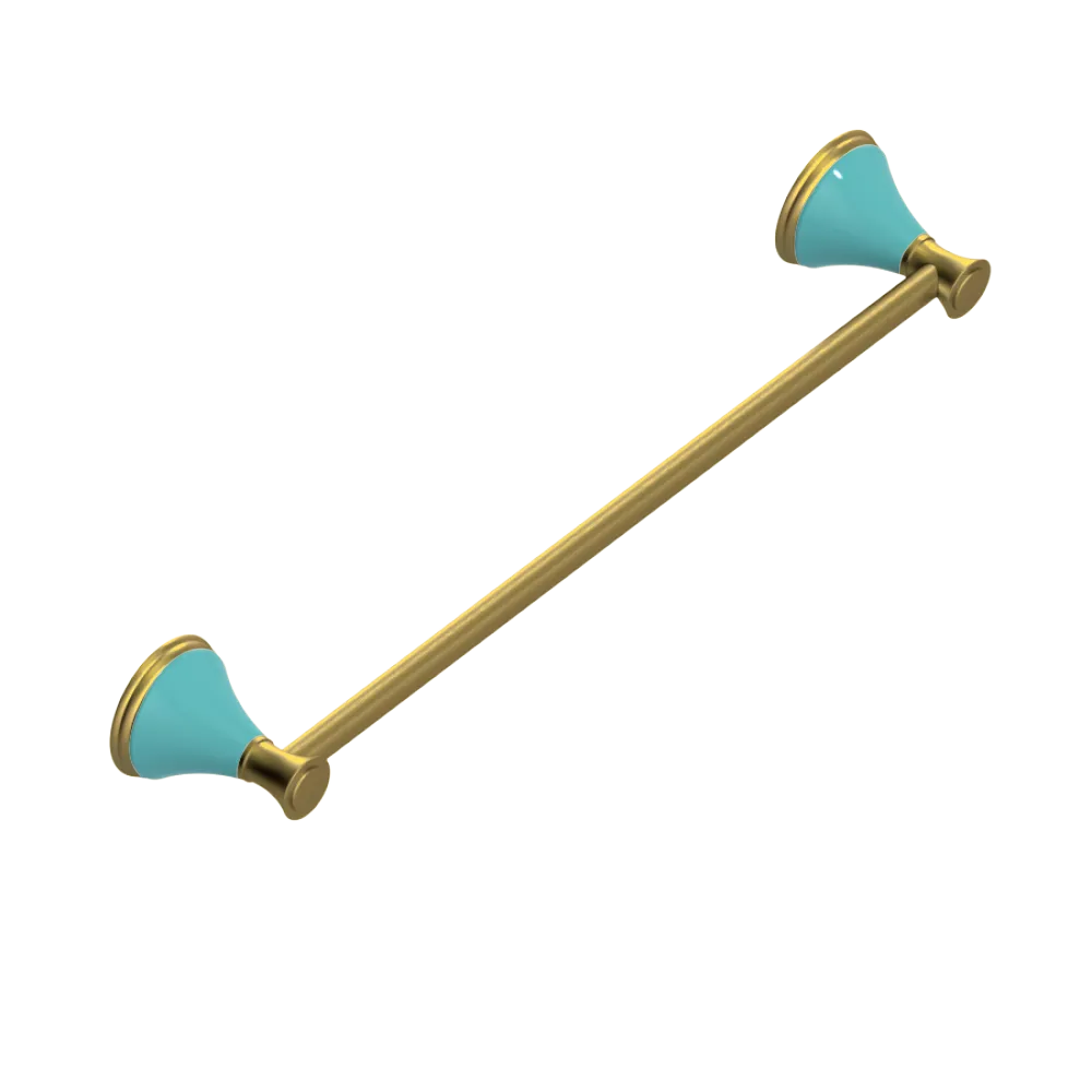 Rubinet Towel Bar 18" Antique Brass Matt