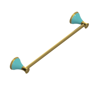 Rubinet Towel Bar 18" Antique Brass Matt