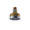 Rubinet 3 FUNCTION SHOWER HEAD Antique Brass Matt
