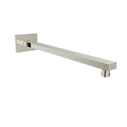Baril 16" rectangular wall-mounted shower arm