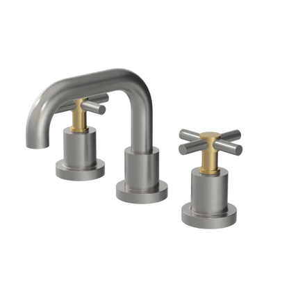 Rubinet Widespread Lav. Set. (less drain) Satin Nickel