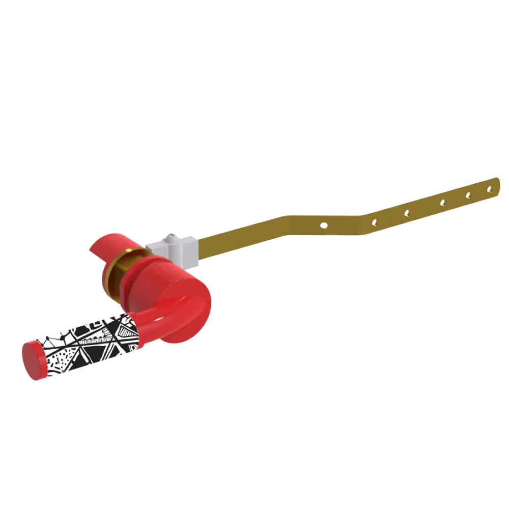 Rubinet Trip Levers Red