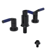 Rubinet Bidet Fitting with Spray, Diverter, and Vacuum Breaker (less drain) Black