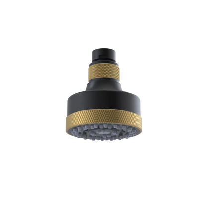 Rubinet 3 FUNCTION SHOWER HEAD Matt Black