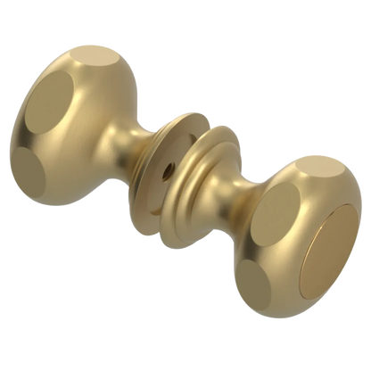 Rubinet Shower Door Knob (set) Satin Brass