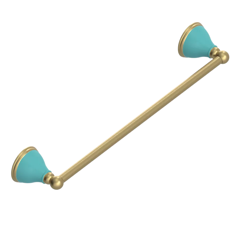 Rubinet Towel Bar 18" Satin Brass